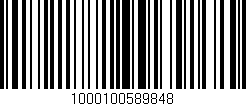 Código de barras (EAN, GTIN, SKU, ISBN): '1000100589848'