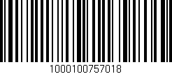 Código de barras (EAN, GTIN, SKU, ISBN): '1000100757018'