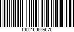Código de barras (EAN, GTIN, SKU, ISBN): '1000100885070'