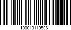 Código de barras (EAN, GTIN, SKU, ISBN): '1000101105061'