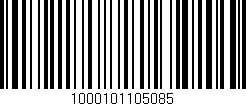 Código de barras (EAN, GTIN, SKU, ISBN): '1000101105085'