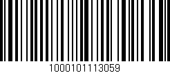 Código de barras (EAN, GTIN, SKU, ISBN): '1000101113059'