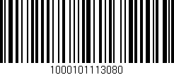 Código de barras (EAN, GTIN, SKU, ISBN): '1000101113080'