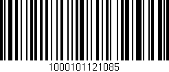 Código de barras (EAN, GTIN, SKU, ISBN): '1000101121085'
