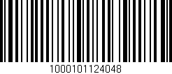 Código de barras (EAN, GTIN, SKU, ISBN): '1000101124048'