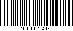 Código de barras (EAN, GTIN, SKU, ISBN): '1000101124079'