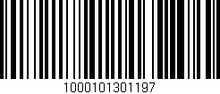 Código de barras (EAN, GTIN, SKU, ISBN): '1000101301197'