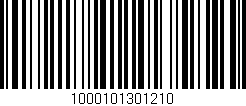 Código de barras (EAN, GTIN, SKU, ISBN): '1000101301210'