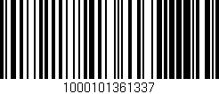 Código de barras (EAN, GTIN, SKU, ISBN): '1000101361337'