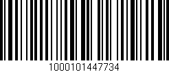 Código de barras (EAN, GTIN, SKU, ISBN): '1000101447734'