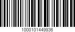 Código de barras (EAN, GTIN, SKU, ISBN): '1000101449936'
