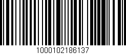 Código de barras (EAN, GTIN, SKU, ISBN): '1000102186137'