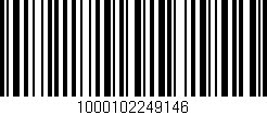 Código de barras (EAN, GTIN, SKU, ISBN): '1000102249146'