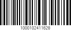 Código de barras (EAN, GTIN, SKU, ISBN): '1000102411628'