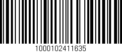 Código de barras (EAN, GTIN, SKU, ISBN): '1000102411635'