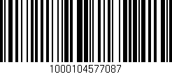 Código de barras (EAN, GTIN, SKU, ISBN): '1000104577087'
