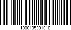 Código de barras (EAN, GTIN, SKU, ISBN): '1000105901010'