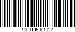 Código de barras (EAN, GTIN, SKU, ISBN): '1000105901027'