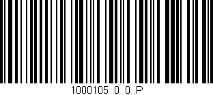Código de barras (EAN, GTIN, SKU, ISBN): '1000105_0_0_P'