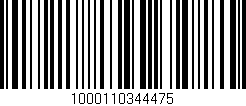 Código de barras (EAN, GTIN, SKU, ISBN): '1000110344475'
