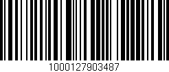 Código de barras (EAN, GTIN, SKU, ISBN): '1000127903487'