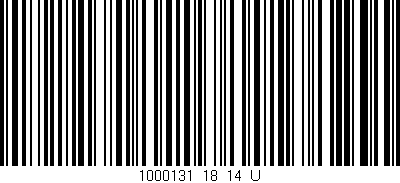 Código de barras (EAN, GTIN, SKU, ISBN): '1000131_18_14_U'