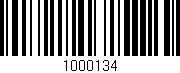 Código de barras (EAN, GTIN, SKU, ISBN): '1000134'