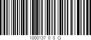 Código de barras (EAN, GTIN, SKU, ISBN): '1000137_0_0_G'