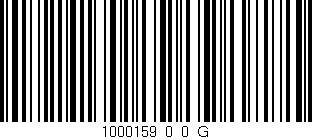 Código de barras (EAN, GTIN, SKU, ISBN): '1000159_0_0_G'