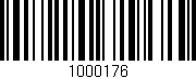 Código de barras (EAN, GTIN, SKU, ISBN): '1000176'