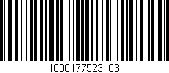 Código de barras (EAN, GTIN, SKU, ISBN): '1000177523103'