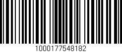 Código de barras (EAN, GTIN, SKU, ISBN): '1000177548182'