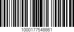 Código de barras (EAN, GTIN, SKU, ISBN): '1000177548861'
