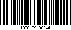 Código de barras (EAN, GTIN, SKU, ISBN): '1000179138244'