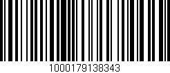 Código de barras (EAN, GTIN, SKU, ISBN): '1000179138343'