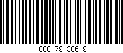 Código de barras (EAN, GTIN, SKU, ISBN): '1000179138619'