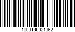 Código de barras (EAN, GTIN, SKU, ISBN): '1000180021962'