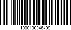 Código de barras (EAN, GTIN, SKU, ISBN): '1000180046439'