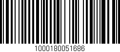 Código de barras (EAN, GTIN, SKU, ISBN): '1000180051686'