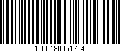 Código de barras (EAN, GTIN, SKU, ISBN): '1000180051754'