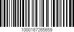 Código de barras (EAN, GTIN, SKU, ISBN): '1000187265659'