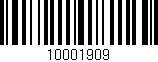 Código de barras (EAN, GTIN, SKU, ISBN): '10001909'