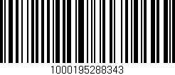 Código de barras (EAN, GTIN, SKU, ISBN): '1000195288343'