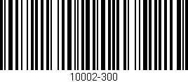 Código de barras (EAN, GTIN, SKU, ISBN): '10002-300'