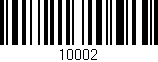 Código de barras (EAN, GTIN, SKU, ISBN): '10002'