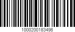 Código de barras (EAN, GTIN, SKU, ISBN): '1000200183496'