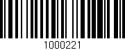 Código de barras (EAN, GTIN, SKU, ISBN): '1000221'
