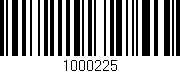Código de barras (EAN, GTIN, SKU, ISBN): '1000225'