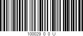 Código de barras (EAN, GTIN, SKU, ISBN): '100029_0_0_U'