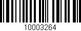 Código de barras (EAN, GTIN, SKU, ISBN): '10003264'